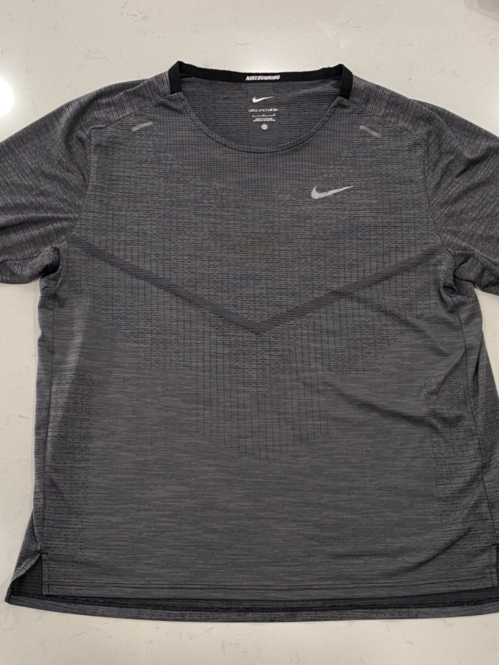 Nike Grey Dri-Fit Running T-Shirt